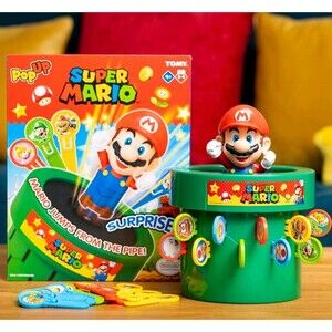 Super Mario Pop Up Board Game from TOMY Kids & Family (PLEASE READ) New in Box
